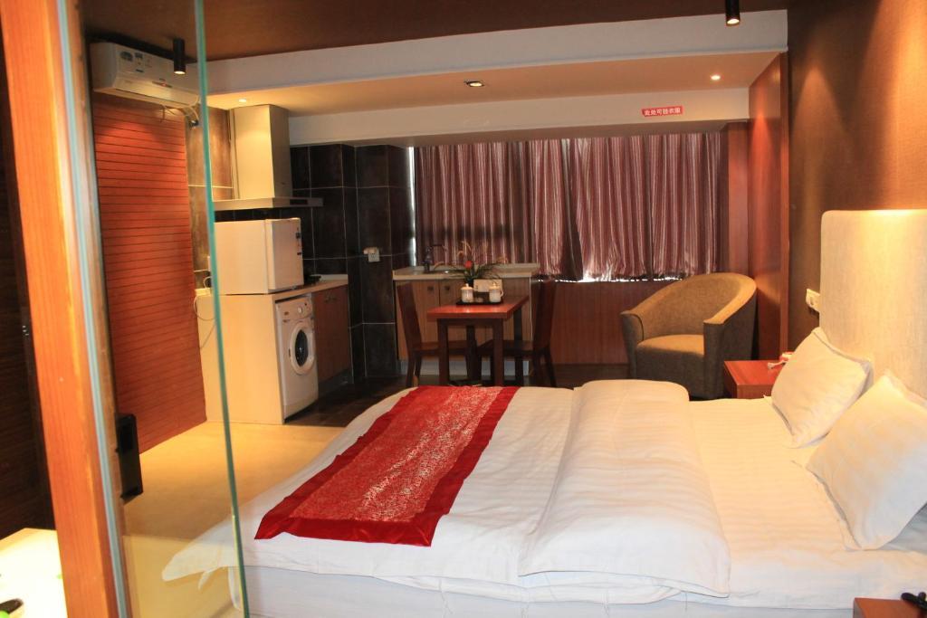 Chengdu Comma Apartment Hotel - Xinian Branch ห้อง รูปภาพ